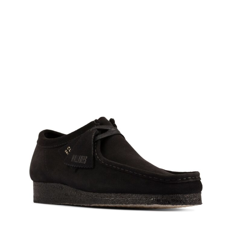 Clarks Wallabee Black Suede — Sally's Boutique Georgetown