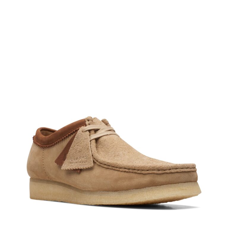 Clarks Wallabee Sandstone Combi — Sally's Boutique Georgetown