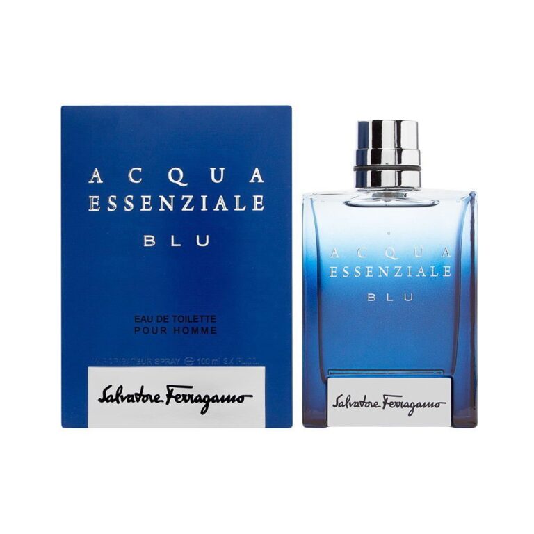 SALVATORE FERRAGAMO ACQUA ESSENZIALE BLU 3.4OZ EDT SPR MEN — Sally's Boutique Georgetown