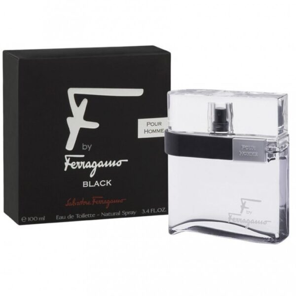 SALVATORE FERRAGAMO F BLACK 3.4OZ EDT SPR MEN