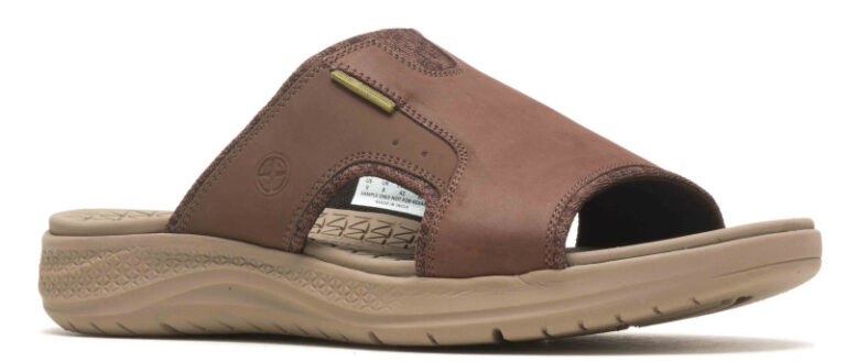 Hush Puppies Activate Slide Brown — Sally's Boutique Georgetown