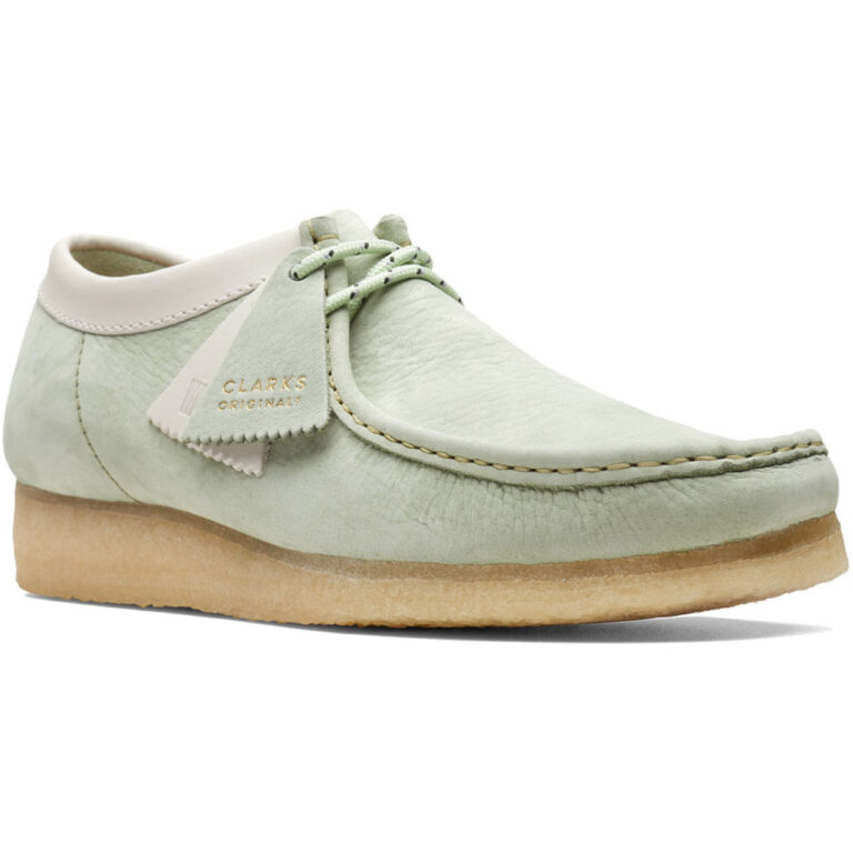Clarks Wallabee Pale Green — Sally's Boutique Georgetown